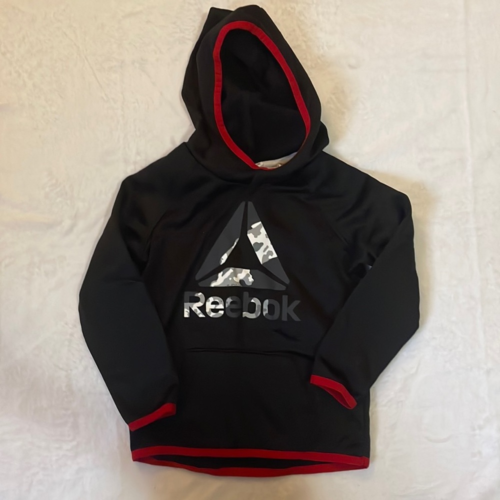 Black & Red Reebok Hoodie - size 3T